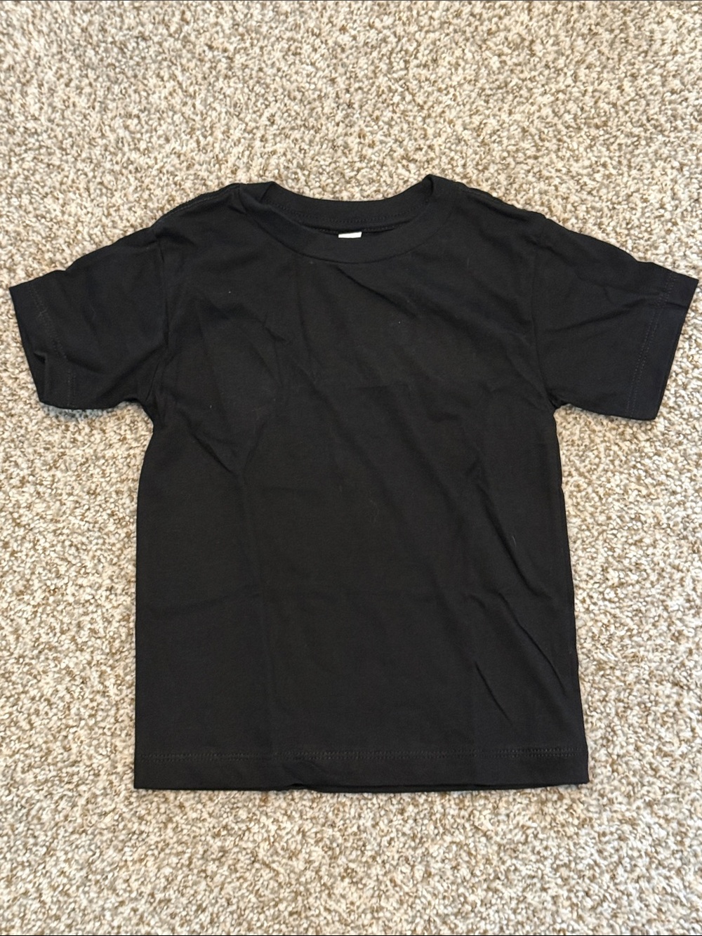 Bella Canvas Black Short Sleeve Kids Tee